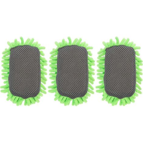 Lot de 3 effaceurs pour tableau noir et blanc-13X7X5CM-Green (1/2)