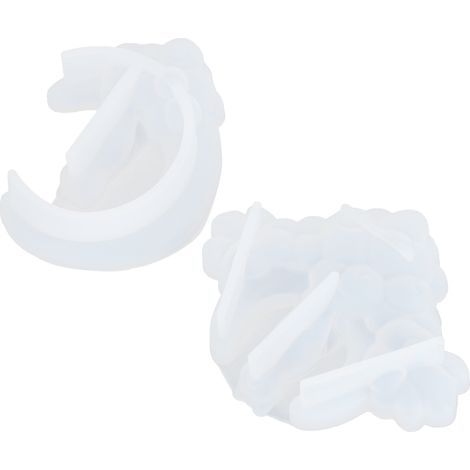 Set aus 2 Silikonformen in Form eines Mondes und eines Sterns für Katzen, für kreative Hobbys und Dekoration. (1/5)