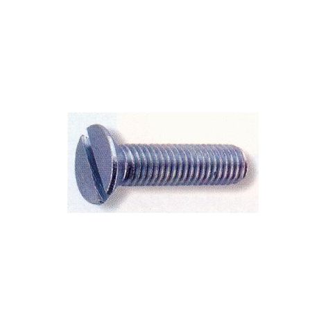 Vis à métaux tête fraisée fendue en acier zingué 6x25mm boite de 200 - GFD - 515103