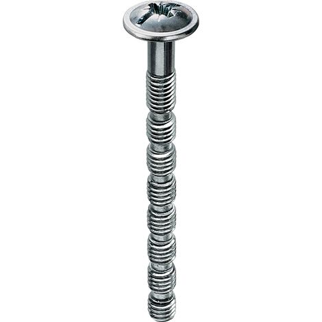 Viti testa bombata larga a spezzare M4 x 45 - 25 pz.