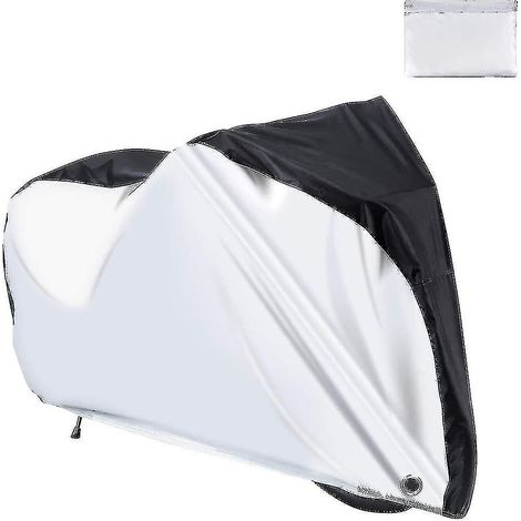 Housse de vélo imperméable [200 x 110 x 70 cm] - Bâche de protection pour vélo avec œillets de verrouillage - Protection contre la poussière, R-AquaForge