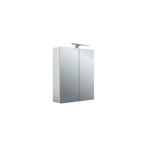 emco mee armoire à glace lumineuse LED, aluminium, 2 portes, (1/4)