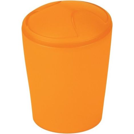 Spirella PP Move 2L Pattumiera Basculante Arancione Ghiaccio