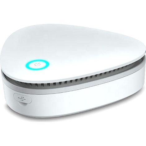 Esterilizador, desodorizante y purificador recargable para refrigerador, esterilizador UV, elimina el formaldehído, para inodoros, automóviles y zapateros.