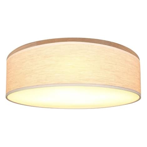 [NEUWERTIG] Euluna Deckenlampe Deckenlampe Lampe Leuchte Canvas Beige ø 48cm Höhe 16 Cm B-Ware