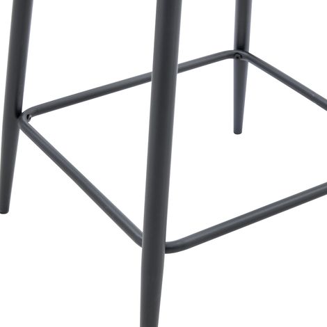 Sgabello da bar, regolabile, 51 x 45 x 102 cm, nero (1/5)