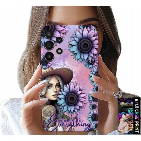 Funda para Samsung Galaxy A32 4G - Mujer. Con girasoles, diseños femeninos. (1/5)