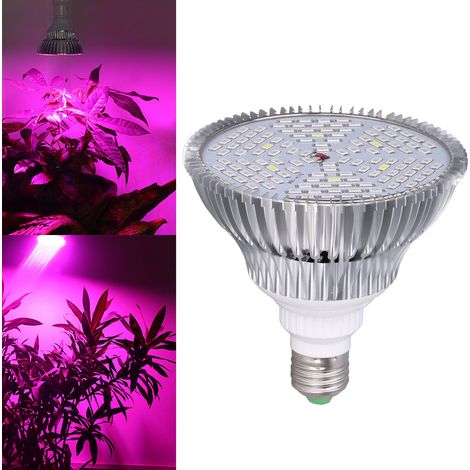 Lampe horticole 20 W à spectre complet 85-265 V 120 LED E27 pour serre, semis de légumes, fleurs et fruits. (1/5)