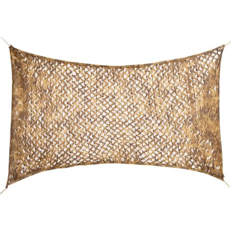 Tarnnetz mit Aufbewahrungstasche 292x213 cm Sandfarbe