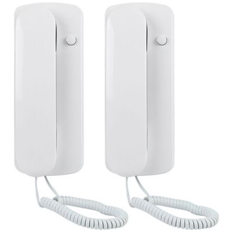 Sonnette audio interphone bidirectionnelle filaire pour villas, maisons et bureaux (interphone non vidéo)
