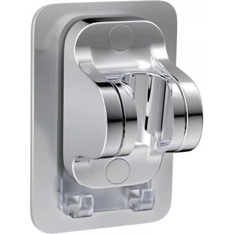 Support de douche sans perçage, support de pommeau de douche, support de douche réglable (45°), support de pommeau de douche universel, 1 pièce (1/5)