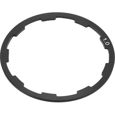 Entretoise de vélo, rondelle d'entretoise de cassette, rondelle de jeu de direction en alliage d'aluminium pour VTT et vélo de route (pièce de rechange) (1/5)