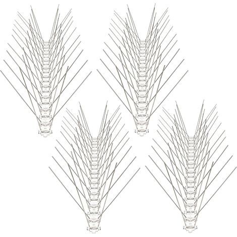 Répulsif anti-pigeons - 10 cm - 3 m - Inoxydable - Joint pour rebords de fenêtre - Protection contre les oiseaux (1/5)