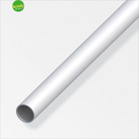 Alfer Profilo Tubo Tondo Alluminio Argento Satinato Ø Mm. 16X1 Mt. 2 - 5 Pz (1/2)