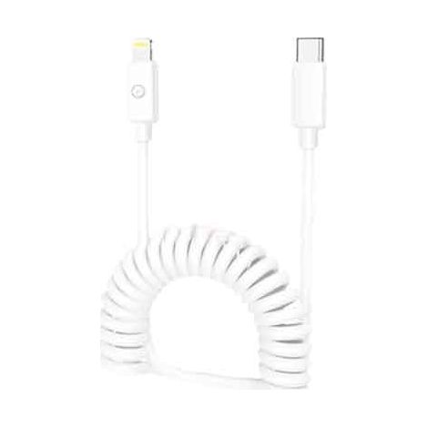 CABLE DE CARGA EN MUELLE USB-C/LIGHTNING LOSTECH 120 cm