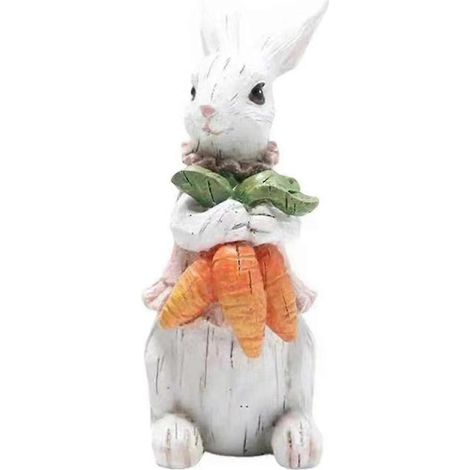 Décoration de Pâques Lapin Printemps Intérieur Bureau Maison Figurines de lapin Décoration de bureau B (1/5)
