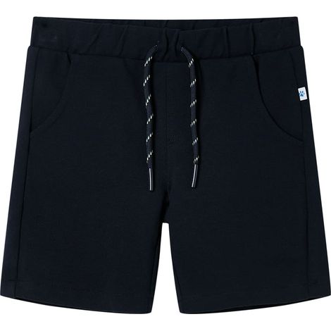 Short pour enfants avec cordon de serrage bleu marine 116 (1/5)