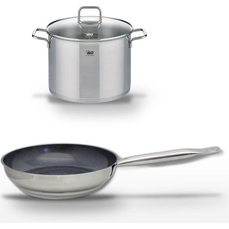 Lot Poêle 24 cm & Faitout 26 cm Elo Profi Therm Platinum (1/5)