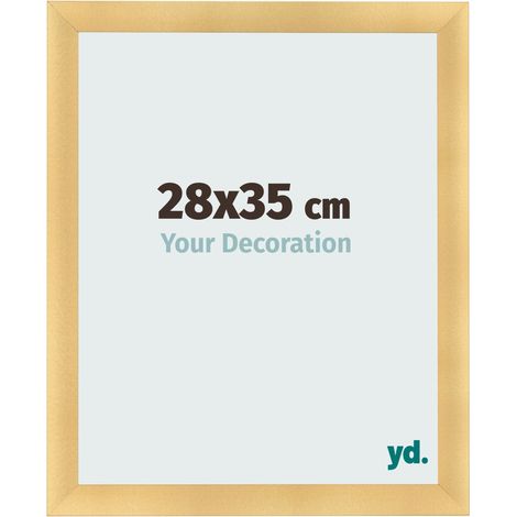 yd. - Cadre photo 28x35 - Or Mat - MDF - Pisa (1/5)