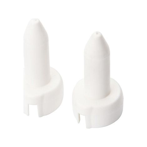 Fourreaux pour paumelles universelles finition blanc en sachet de 12 - VP BOURG