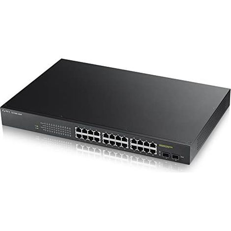 Zyxel GS1900-24HP Switch di Rete Gestito 24 Porte Gigabit Ethernet PoE Nero (1/5)
