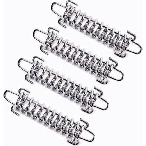 TuseRxln 4-teiliges Sonnensegel-Spannfeder-Set – Spanner & Seilschlaufe, Camping/Zelt