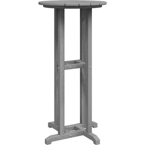 Table de jardin,Table de bar Gris clair 55 x 55 x 107 cm HDPE CFW68429 (1/5)