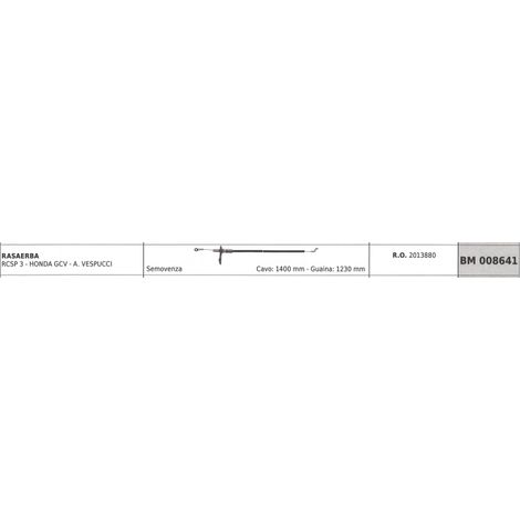 SANDRIGARDEN RCSP3 - HONDAGCV cable de la cortadora de césped 1400mm funda de cable 1230mm