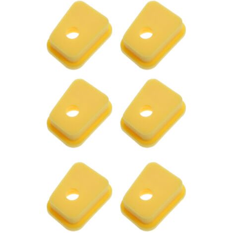 Lot de 6 filtres en mousse de rechange pour purificateur d'air de tondeuse à gazon, entretien économique (1/5)