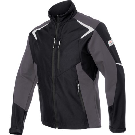 Kübler Softshell Jacke BODYFORCE schwarz/anthrazit Gr. XXL (1/2)
