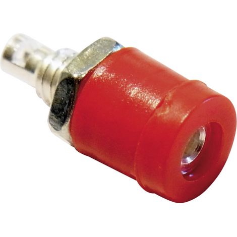 Schnepp BU 2400 Miniatur-Laborbuchse Buchse, Einbau vertikal Stift-Ø: 2 mm Rot 1 St.