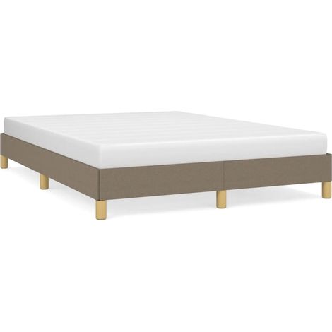 Maison Exclusive - Giroletto senza Materasso Tortora 140x190 cm in Tessuto