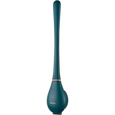 Brosse Toilette Silicone Plate,Brosse Toilettes WC Suspendue,Brosse de Toilette Support à séchage Rapide pour Montage Mural sans perçage (1/5)