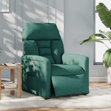 Fauteuil de Salon,Chaise,Fauteuil inclinable électrique Vert foncé Tissu CFW971435 (1/5)