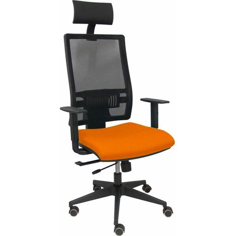 Sedia Ufficio con Poggiatesta Piqueras y Crespo B10CRPC Arancio