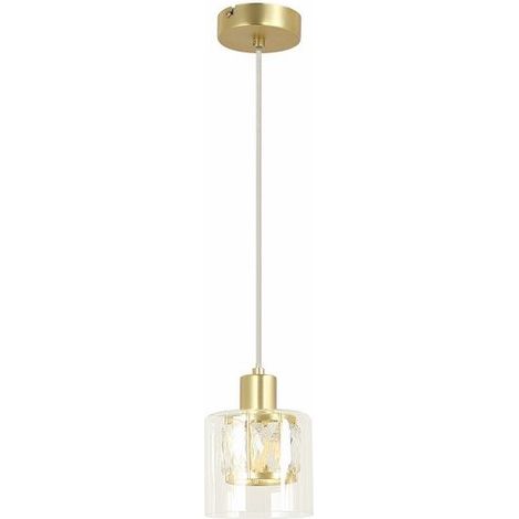 Suspension décorative Elmo verre doré 1xE14 40W Reality (1/3)