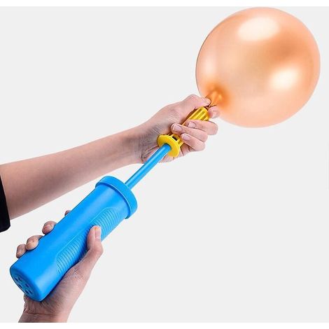 pompe Ballons 1 Pc Bleu, Pompe Ballons Manuelle, Pompe Ballons Gonflable Pour Ballons De Mariage, Dcoration De Fte D'anniversaire, Fte De Maria (1/5)