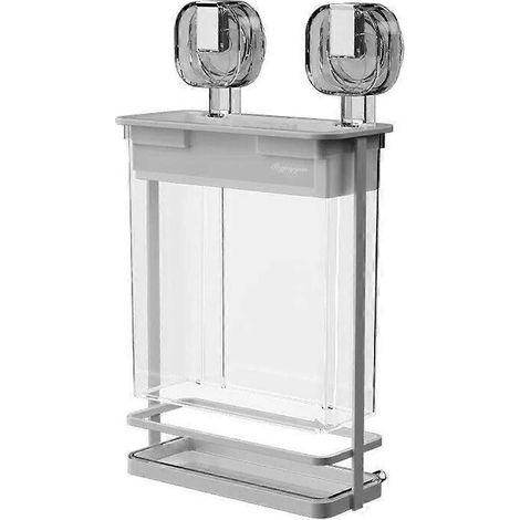 Filiyano – Support à ventouse pour fer à repasser, fixation murale, grande capacité, boîte de rangement pour baguettes, gain de place, résistant à (1/5)