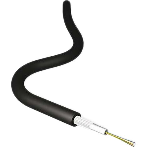 Rs Pro – Câble fibre optique multi-mode 500m – 4 fibres LSZH – Sans connecteur pour installations personnalisées – Gaine noire résistante