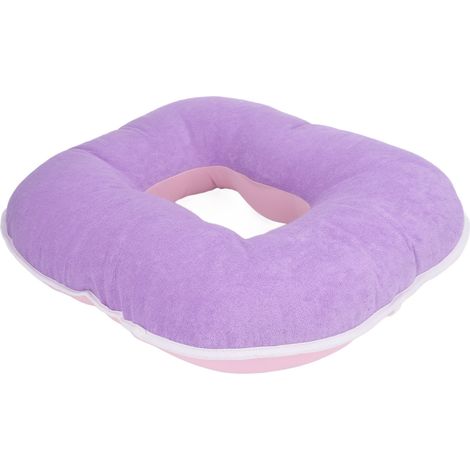 Coussin d'assise en forme de beignet, doux et confortable, soulage les douleurs, coussin ergonomique pour hémorroïdes et sciatique, coussin de grossesse (1/5)
