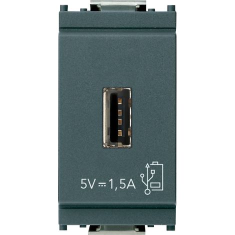 USB-Netzteil 5V1,5A 1M Grau VIMAR 16292