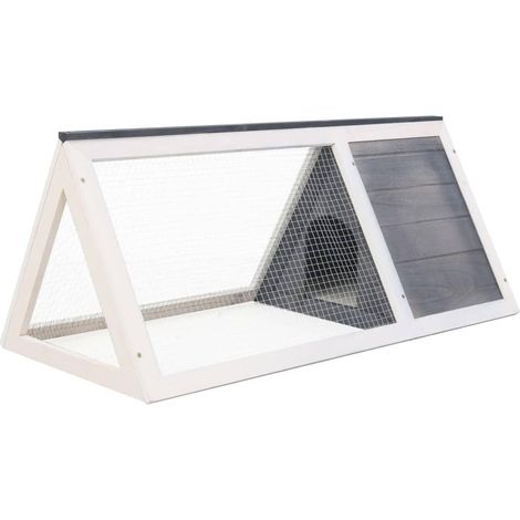 Conejera 98 x 50 x 41 cm madera gris 020000600 (1/5)