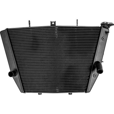 Radiador de depósito de agua, construcción de aluminio, compatible con varios modelos Suzuki, color negro. (1/2)
