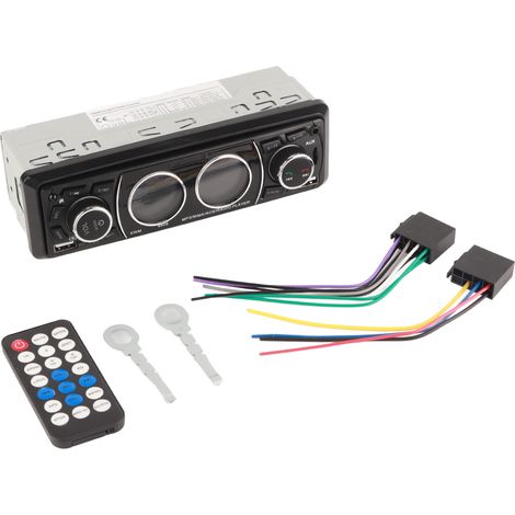 Autoradio Bluetooth Simple Din Lecteur MP3 Radio USB/FM/SD Compatible (1/5)