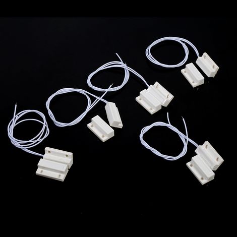 Kabelgebundenes MC-38 Einbau-Magnet-Tür- und Fenster-Heimalarmsystem (5-teilig) (1/5)