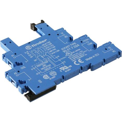 Cariil Din 5-Pin Socket Series 34.51 Finder 93.01.7.024