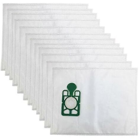 Lot de 12 sacs de rechange pour aspirateur Numatic HVR200, Henry James NVH200 et NR, avec filtre HEPA. (1/5)