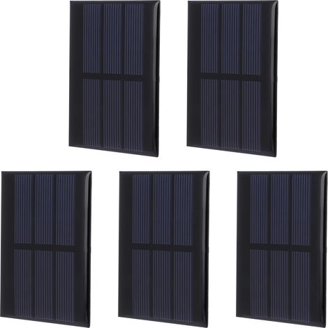 5 mini panneaux solaires 0.65W pour projets électroniques, charge de petits appareils et jouets éducatifs 1.5V (1/5)