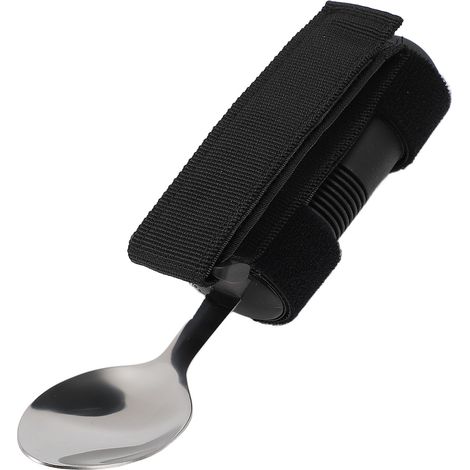 Cuillère adaptative, manchette universelle, couverts adaptatifs, poignée facile, ustensile adapté pour les personnes âgées (1/5)