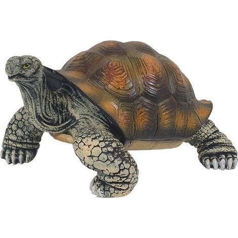 Dekofigur Schildkröte mittel 23 x 33 x 39 cm grau Dekofigur